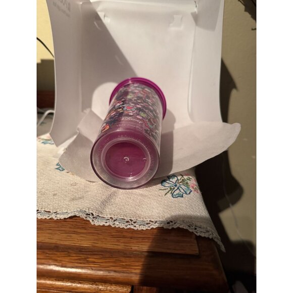 Disney Vera Bradley Insulated Tumbler With Straw 24 Oz Purple Mickey Minnie - Picture 4 of 6